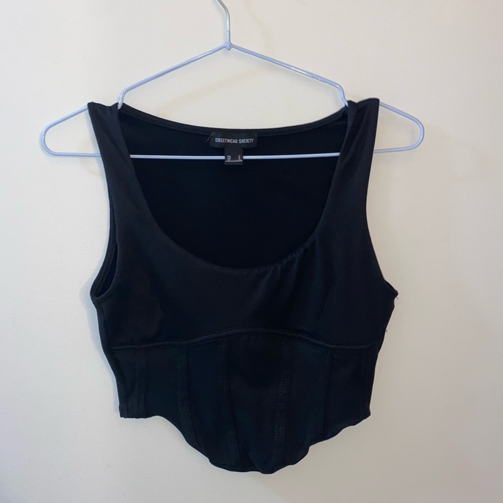 Streetwear Society Black Tank Top